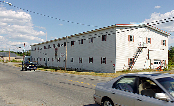 The property where the former Ox Yoke building sits on Main Street in Milo may be transformed into a greenhouse by a man from out-of-state. Photographed Wednesday, Aug. 19, 2009. (Bangor Daily News/Bridget Brown) The property where the former Ox Yoke building sits on Main Street in Milo may be transformed into a greenhouse by a man from out-of-state. Photographed Wednesday, Aug. 19, 2009. (Bangor Daily News/Bridget Brown)