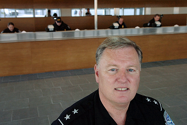 "This is dramatically better than Ferry Point," said U.S. Customs and Border Protection Director of Field Operations Steven Farquharson of the new border port in Calais on Monday, Nov. 16, 2009. (Bangor Daily News/Bridget Brown) "This is dramatically better than Ferry Point," said U.S. Customs and Border Protection Director of Field Operations Steven Farquharson of the new border port in Calais on Monday, Nov. 16, 2009. (Bangor Daily News/Bridget Brown)