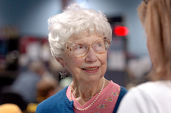 Kay Lebowitz, who will turn 90 on June 30, will be presented with a proclamation from the Mayor at Monday's Bangor city council meeting making June 30 "Kay's Day" in recognition of her 50 years of service to the Bangor community. Kay volunteers at the Department of Motor Vehicles assisting people with their paper work and answering questions they may have. BANGOR DAILY NEWS FILE PHOTO BY LINDA COAN O'KRESIK Kay Lebowitz, who will turn 90 on June 30, will be presented with a proclamation from the Mayor at Monday's Bangor city council meeting making June 30 "Kay's Day" in recognition of her 50 years of service to the Bangor community. Kay volunteers at the Department of Motor Vehicles assisting people with their paper work and answering questions they may have. BANGOR DAILY NEWS FILE PHOTO BY LINDA COAN O'KRESIK