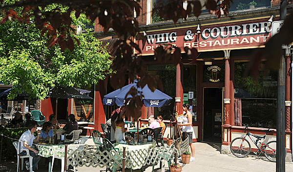 The Whig & Courier pub and restaurant in Bangor. Owners Chris and Michelle Geaghan announced through the restaurant's website that after 26 years the "Whig" is closing for good. BANGOR DAILY NEWS PHOTO BY GABOR DEGRE The Whig & Courier pub and restaurant in Bangor. Owners Chris and Michelle Geaghan announced through the restaurant's website that after 26 years the "Whig" is closing for good. BANGOR DAILY NEWS PHOTO BY GABOR DEGRE