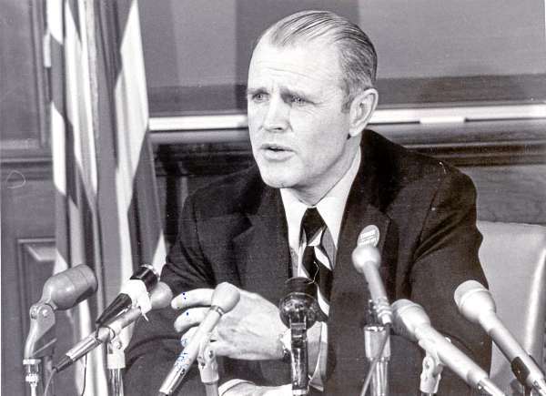 James B. Longley, Lewiston, Governor of Maine. FILE PHOTO 1/29/1975 James B. Longley, Lewiston, Governor of Maine. FILE PHOTO 1/29/1975
