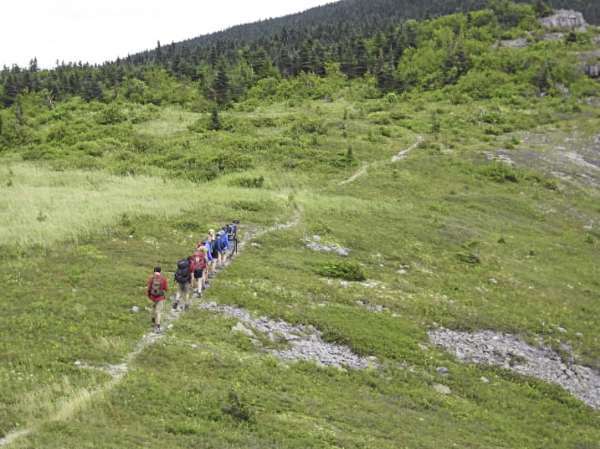 The students in the Maine Youth Wilderness Leadership Program climb North Traveler Mountain, elevation, 3,541 feet. The mountain is located in the north end of Baxter State Park and is accessed by trail from South Branch Pond Campground. The students are climbing the mountain on a day hike prior to leaving on an eight-day backpacking, educational trip through the park. BRAD VILES 8/21/10 The students in the Maine Youth Wilderness Leadership Program climb North Traveler Mountain, elevation, 3,541 feet. The mountain is located in the north end of Baxter State Park and is accessed by trail from South Branch Pond Campground. The students are climbing the mountain on a day hike prior to leaving on an eight-day backpacking, educational trip through the park. BRAD VILES 8/21/10