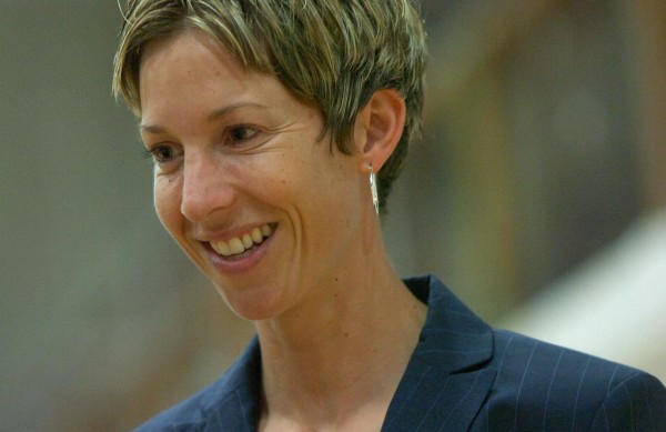 Cindy Blodgett, women's basketball coach at the University of Maine (BDN photo by Gabor Degre) Cindy Blodgett, women's basketball coach at the University of Maine (BDN photo by Gabor Degre)