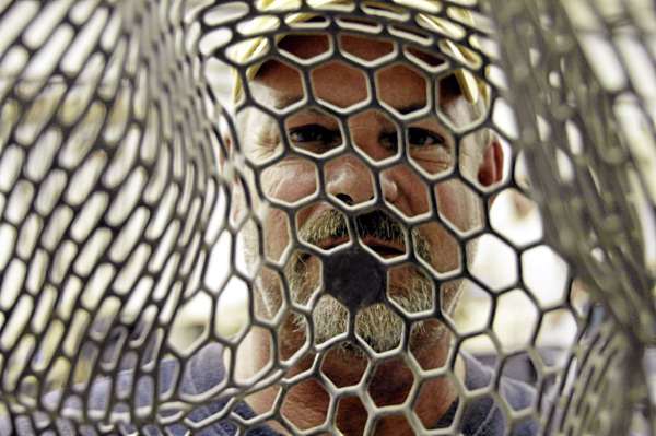 Don Wallace, 52, of Passadumkeag, thinks Wallace Brothers Woodcrafters, LLC of Passadumkeag will sell 10,000 of his company's fish landing nets next year thanks to an aggressive marketing campaign the company will undertake with help from a University of Maine pilot program called the Knowledge Transfer Alliance. BANGOR DAILY NEWS PHOTO BY NICK SAMBIDES JR. Don Wallace, 52, of Passadumkeag, thinks Wallace Brothers Woodcrafters, LLC of Passadumkeag will sell 10,000 of his company's fish landing nets next year thanks to an aggressive marketing campaign the company will undertake with help from a University of Maine pilot program called the Knowledge Transfer Alliance. BANGOR DAILY NEWS PHOTO BY NICK SAMBIDES JR.
