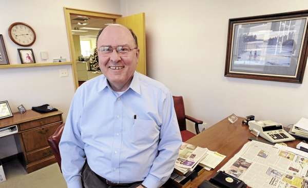 Bob Stairs, Vice President/Treasurer of the Bangor Daily News and also on the Bangor Publishing Company Board of Directors, is retiring December 31, 2010 after 43 years with the company. (Bangor Daily News/Gabor Degre) Bob Stairs, Vice President/Treasurer of the Bangor Daily News and also on the Bangor Publishing Company Board of Directors, is retiring December 31, 2010 after 43 years with the company. (Bangor Daily News/Gabor Degre)