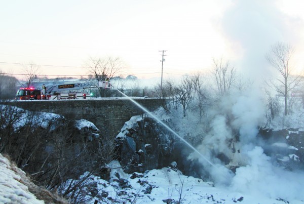 The Rockland Fire Department responded to a fire at the Rockland Transfer Station at 6:30 AM today. The Rockland Fire Department responded to a fire at the Rockland Transfer Station at 6:30 AM today.