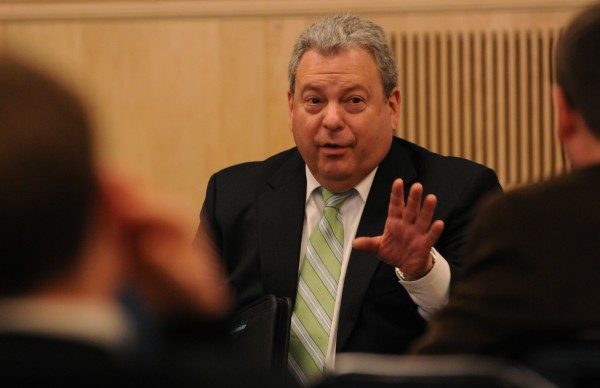 Daniel J. Julius, candidate for University of Maine president, speaks to graduate students in Orono on Tuesday. Daniel J. Julius, candidate for University of Maine president, speaks to graduate students in Orono on Tuesday.
