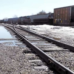 Located in Hermon, the Northern Maine Junction is where the Pan Am and Montreal, Maine & Atlantic rail lines meet.