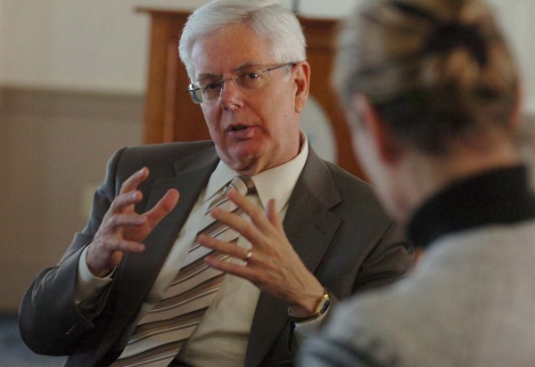 Paul W. Ferguson, one of four finalists in the University of Maine president search, meets with faculty on Wednesday, February 16, 2011, in the McIntire Room of the Buchanan Alumni House in Orono. Paul W. Ferguson, one of four finalists in the University of Maine president search, meets with faculty on Wednesday, February 16, 2011, in the McIntire Room of the Buchanan Alumni House in Orono.