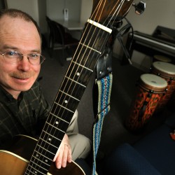 Joe Brochu is nurse manager for the Child and Partial Program at the Acadia Hopital in Bangor. Brochu and other clinicians there have brought the Pay it Forward concept into the program as a way to help treat behaviorally troubled youth. One boy who Brochu and his former colleague Cindy Emerson worked with found comfort in playing the guitar.