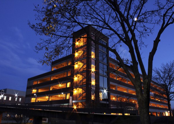 "Parking Garage by Night," Jeremy Vroom, Bangor High School, winner of 2011 Congressional Arts Competition "Parking Garage by Night," Jeremy Vroom, Bangor High School, winner of 2011 Congressional Arts Competition