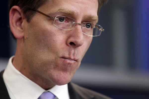 White House Press Secretary Jay Carney pauses during his daily news briefing at the White House in Washington on May 3, 2011. The White House struggled to craft its account of the audacious raid that killed Osama bin Laden to both a jubilant American public and a skeptical Muslim world, correcting parts of its narrative, withholding others and hesitating to release photos that could be considered too provocative. White House Press Secretary Jay Carney pauses during his daily news briefing at the White House in Washington on May 3, 2011. The White House struggled to craft its account of the audacious raid that killed Osama bin Laden to both a jubilant American public and a skeptical Muslim world, correcting parts of its narrative, withholding others and hesitating to release photos that could be considered too provocative.