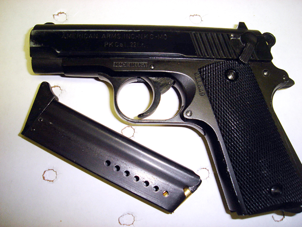 This firearm and magazine were confiscated from Frederick L. Wintle on Saturday by the Waterville Police Department. This firearm and magazine were confiscated from Frederick L. Wintle on Saturday by the Waterville Police Department.