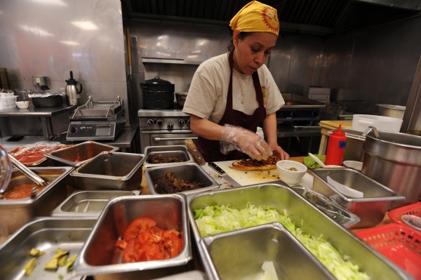 Ruby Cruze prepares a sandwich in the kitchen of Coco Loco on Wednesday, May 18, 2011. Coco Loco is one of Bangor's newest restaurants. Ruby Cruze prepares a sandwich in the kitchen of Coco Loco on Wednesday, May 18, 2011. Coco Loco is one of Bangor's newest restaurants.