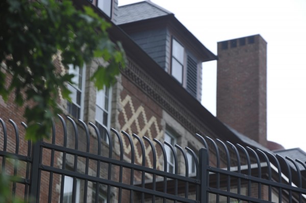 Murder suspect William Hall, 29, of Bangor, climbed over this tall metal fence to escape Dorothea Dix Psychiatric Center in Bangor Tuesday evening, June 28, 2011. He was captured around 10:30 a.m Wednesday in Brewer. Murder suspect William Hall, 29, of Bangor, climbed over this tall metal fence to escape Dorothea Dix Psychiatric Center in Bangor Tuesday evening, June 28, 2011. He was captured around 10:30 a.m Wednesday in Brewer.