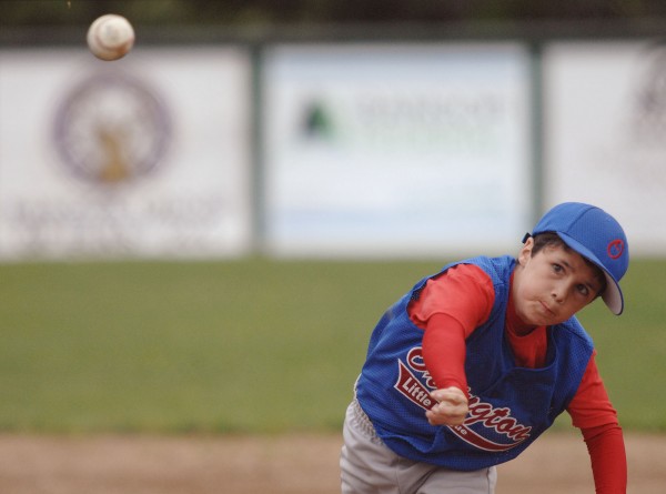Orrington All-Star pitcher Matt Abbott delivers to the plate in the 6th inning of their game against Holbrook Saturday, June 25, at Taylor Field in Bangor. Orrington All-Star pitcher Matt Abbott delivers to the plate in the 6th inning of their game against Holbrook Saturday, June 25, at Taylor Field in Bangor.