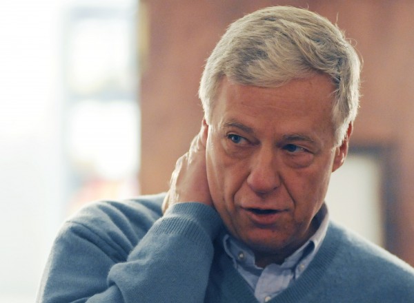 Rep. Mike Michaud, D-Maine, is joining a Pennsylvania lawmaker in calling on Anthony Weiner to resign for sending a lewd photo of himself to a woman on Twitter. Michaud is seen here in East Millinocket in Nov. 2010.
Rep. Mike Michaud, D-Maine, is joining a Pennsylvania lawmaker in calling on Anthony Weiner to resign for sending a lewd photo of himself to a woman on Twitter. Michaud is seen here in East Millinocket in Nov. 2010.