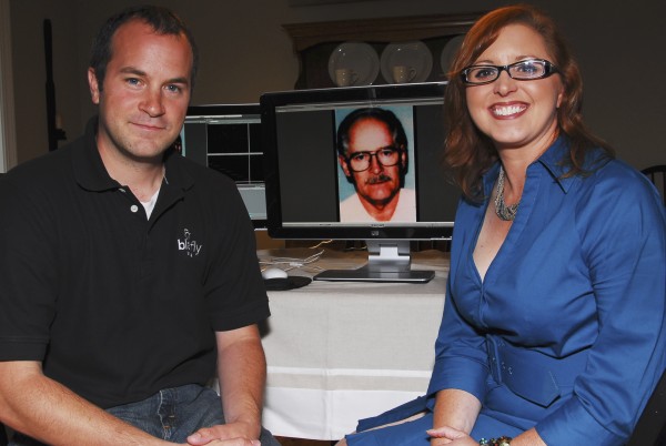Charlie Berg, president of Blackfly Media, and Angela Helton, president of Northeast Media Associates, in the impromptu Saco dining room video editing suite where they worked with FBI agents to produce the PSA that led to the Thursday capture of fugitive mobster James "Whitey" Bulger. Thursday, June 23, 2011. Charlie Berg, president of Blackfly Media, and Angela Helton, president of Northeast Media Associates, in the impromptu Saco dining room video editing suite where they worked with FBI agents to produce the PSA that led to the Thursday capture of fugitive mobster James "Whitey" Bulger. Thursday, June 23, 2011.