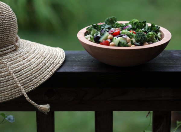Mediterranean crunch salad is appealing to the eyes and taste buds. Mediterranean crunch salad is appealing to the eyes and taste buds.