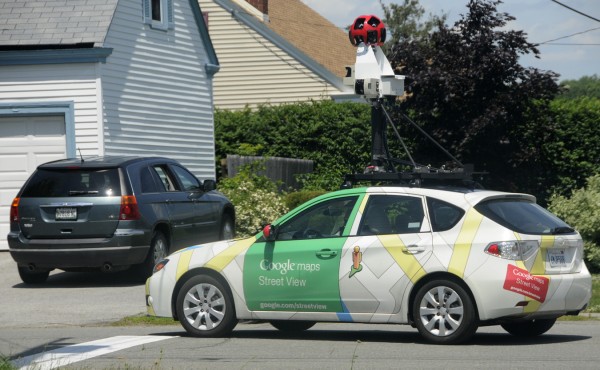 A Google Street View vehicle turns onto Harthorn Avenue from Sixth Street as it takes 360-degree street images of Bangor early Tuesday afternoon. A Google Street View vehicle turns onto Harthorn Avenue from Sixth Street as it takes 360-degree street images of Bangor early Tuesday afternoon.