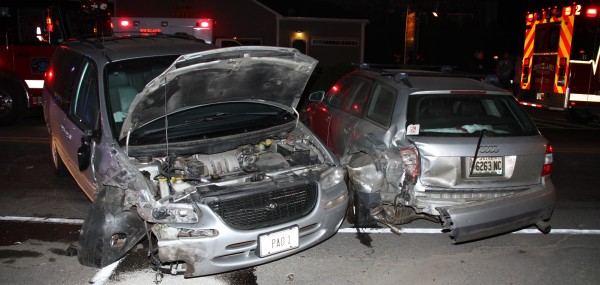 Police say a man was high when he crashed into a parked car in Rockland. Police say a man was high when he crashed into a parked car in Rockland.