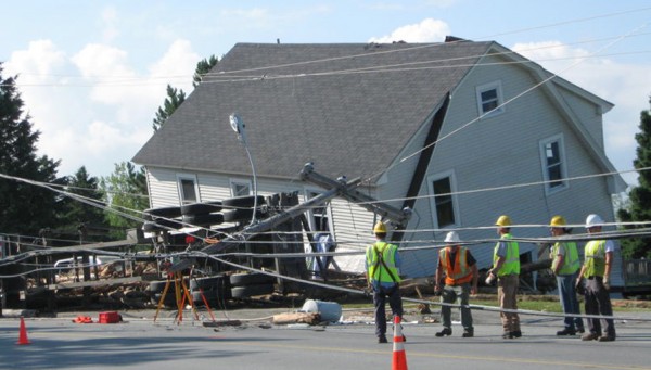 A 5-year-old boy was killed early Tuesday, July 19, 2011, when a Canadian logging truck crashed into his home on Main Street in Jackman, according to police. A 5-year-old boy was killed early Tuesday, July 19, 2011, when a Canadian logging truck crashed into his home on Main Street in Jackman, according to police.