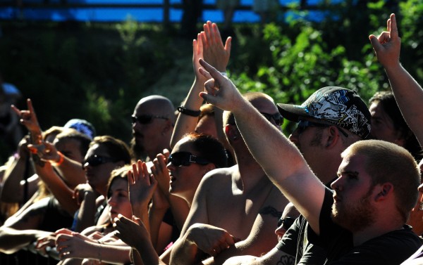 Concertgoers at Oxxfest on the Bangor Waterfront Sunday afternoon. Concertgoers at Oxxfest on the Bangor Waterfront Sunday afternoon.
