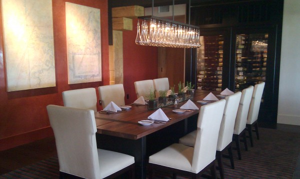A banquet table inside a glass-enclosed private dining room is a serene nook inside of the new Italian restaurant La Bella Vita Ristorante. The restaurant is part of this year's $2 million renovation at the Samoset Resort. A banquet table inside a glass-enclosed private dining room is a serene nook inside of the new Italian restaurant La Bella Vita Ristorante. The restaurant is part of this year's $2 million renovation at the Samoset Resort.