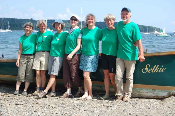 Selkie crew (from left) Willy Reddick, Marnie Reeves, Sally Faulkner, Monica Piccinini, Martha Garfield, Linda Hurley and Chris Gordon took first place in a rowing regatta in Belfast recently. Selkie crew (from left) Willy Reddick, Marnie Reeves, Sally Faulkner, Monica Piccinini, Martha Garfield, Linda Hurley and Chris Gordon took first place in a rowing regatta in Belfast recently.