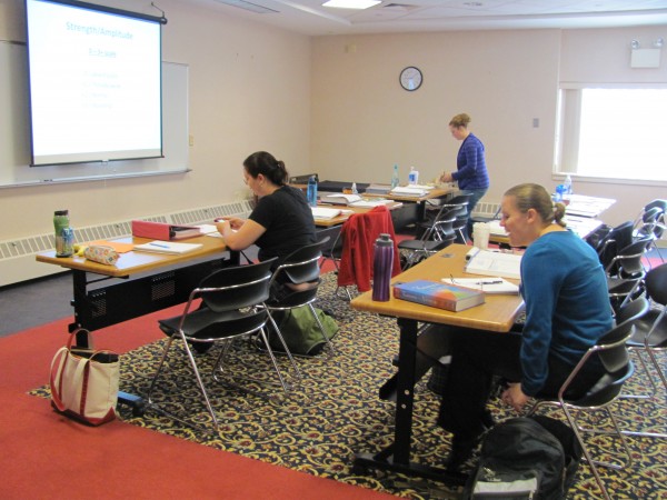 Some of the first students ever to attend classes at Southern Maine Community College's Midcoast Campus at the former Brunswick Naval Air Station study nursing on Friday, Sept. 2, 2011. Some of the first students ever to attend classes at Southern Maine Community College's Midcoast Campus at the former Brunswick Naval Air Station study nursing on Friday, Sept. 2, 2011.