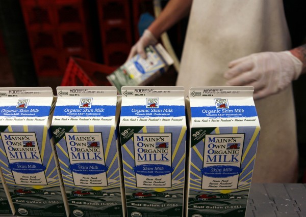 MOOMilk is processed at a dairy farm in Westbrook last year. MOOMilk is processed at a dairy farm in Westbrook last year.