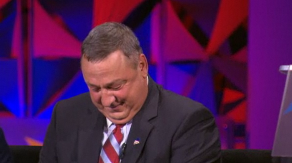 Maine Gov. Paul LePage during an education summit with NBC's Brian Williams. Maine Gov. Paul LePage during an education summit with NBC's Brian Williams.