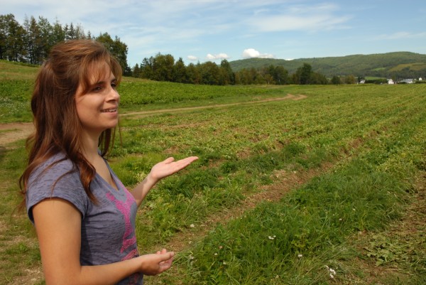 Gail Cyr explains her philosophy of organic, locally produced food at her Snow Valley Organics farm in Frenchville. Cyr said she would like to see a local food co-op in the St. John Valley to better enable her to get crops to area consumers. Gail Cyr explains her philosophy of organic, locally produced food at her Snow Valley Organics farm in Frenchville. Cyr said she would like to see a local food co-op in the St. John Valley to better enable her to get crops to area consumers.