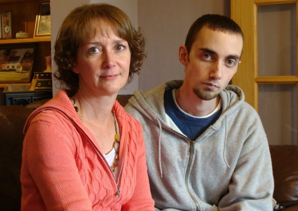 Laurie Rublee and her son Austin Bell. Laurie Rublee and her son Austin Bell.