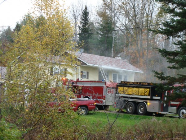 Sangerville firefighters were assisted by several surrounding fire departments at a house fire on French's Mills Road in Sangerville late Tuesday afternoon. Sangerville firefighters were assisted by several surrounding fire departments at a house fire on French's Mills Road in Sangerville late Tuesday afternoon.