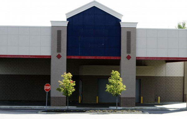 The Lowe's store in Biddeford, which was closed last week, has already had its sign removed. The Lowe's store in Biddeford, which was closed last week, has already had its sign removed.