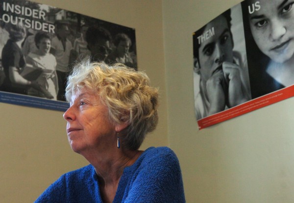 Connie Carter, co-founder of Operation Breaking Stereotypes, in her Orono office on Monday, October 24, 2011. Carter, along with Dr. Dora Ann Mills and Rev. Sue Davies, will be honored as the recipients of the 26th annual Mary Ann Hartman Awards. Connie Carter, co-founder of Operation Breaking Stereotypes, in her Orono office on Monday, October 24, 2011. Carter, along with Dr. Dora Ann Mills and Rev. Sue Davies, will be honored as the recipients of the 26th annual Mary Ann Hartman Awards.