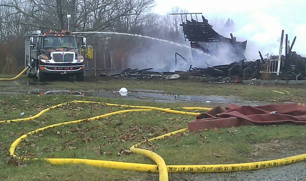 Firefighters respond to a house fire on Abbott Lane in Eastbrook. The fire was reported around 10 a.m. Tuesday, Nov. 29. Firefighters respond to a house fire on Abbott Lane in Eastbrook. The fire was reported around 10 a.m. Tuesday, Nov. 29.