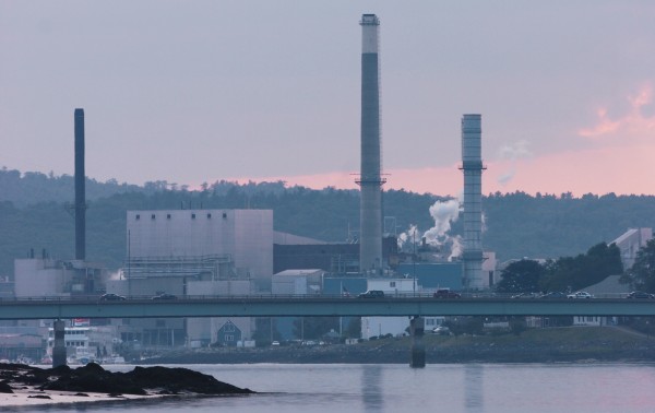 The Verso Corp. paper mill in Bucksport as seen from the waters of the eastern channel of the Penobscot River in 2008. The Verso Corp. paper mill in Bucksport as seen from the waters of the eastern channel of the Penobscot River in 2008.