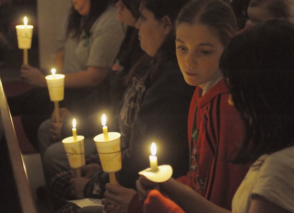 People attend a vigil held for missing 20-month-old Ayla Reynolds on Wednesday, Dec. 21, 2011 in Waterville. People attend a vigil held for missing 20-month-old Ayla Reynolds on Wednesday, Dec. 21, 2011 in Waterville.