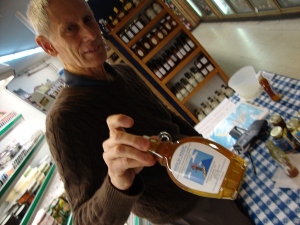 Jon Olsen, owner of Tropical Maine -- a proprietary blend of Maine maple syrup and passion fruit. Jon Olsen, owner of Tropical Maine -- a proprietary blend of Maine maple syrup and passion fruit.