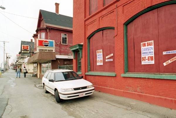 The South Main Street Bangor site of then-proposed Shaw's Supermarket in 1994. The South Main Street Bangor site of then-proposed Shaw's Supermarket in 1994.
