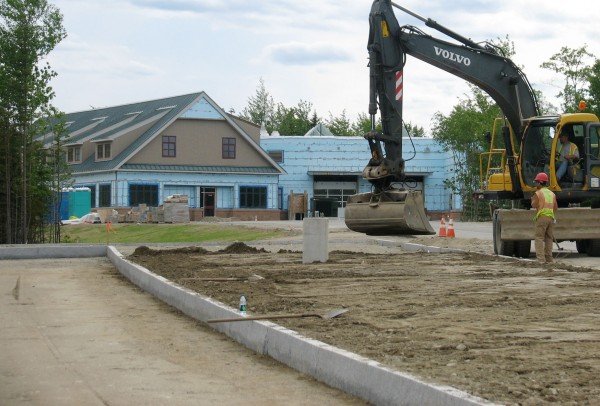 Workers with R.F. Jordan and Sons of Ellsworth spread soil Monday in Trenton at the new Island Explorer bus facility last summer. Workers with R.F. Jordan and Sons of Ellsworth spread soil Monday in Trenton at the new Island Explorer bus facility last summer.