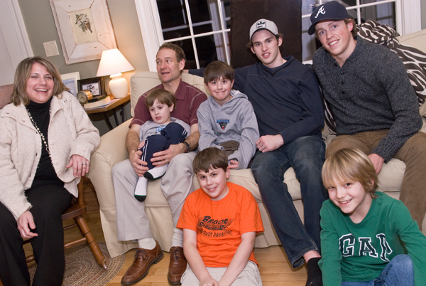 Dinner with the Smileys: Maine Black Bears was a two-day event, starting with a Maine Hockey game one night and dinner with Coach Tim Whitehead, his son Zach, players Nick Pryor (#71) and Kyle Beattie (#21), plus Robin Smiley, the Smiley boys' grandmother. Dinner with the Smileys: Maine Black Bears was a two-day event, starting with a Maine Hockey game one night and dinner with Coach Tim Whitehead, his son Zach, players Nick Pryor (#71) and Kyle Beattie (#21), plus Robin Smiley, the Smiley boys' grandmother.