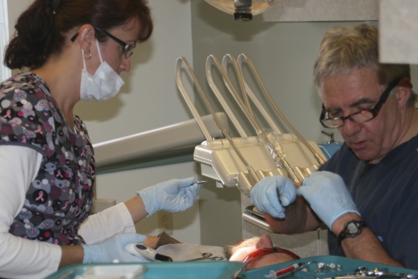 Several area dental care doctors and hygienists volunteered their services on Feb. 3 at the Knox County Health Clinic in Rockland. As part of the second annual Dentists with a Heart program, they served more than 100 people. Several area dental care doctors and hygienists volunteered their services on Feb. 3 at the Knox County Health Clinic in Rockland. As part of the second annual Dentists with a Heart program, they served more than 100 people.