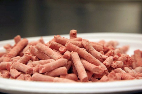 In this undated image released by Beef Products Inc., boneless lean beef trimmings are shown before packaging. The debate over pink slime in chopped beef is hitting critical mass. The term, adopted by opponents of lean finely textured beef, describes the processed trimmings cleansed with ammonia and commonly mixed into ground meat. Federal regulators say it meets standards for food safety. Critics liken it to pet food. In this undated image released by Beef Products Inc., boneless lean beef trimmings are shown before packaging. The debate over pink slime in chopped beef is hitting critical mass. The term, adopted by opponents of lean finely textured beef, describes the processed trimmings cleansed with ammonia and commonly mixed into ground meat. Federal regulators say it meets standards for food safety. Critics liken it to pet food.