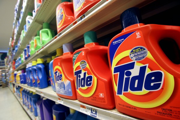 This Monday, Oct. 31, 2005 file photo shows Tide laundry detergent on a shelf at a New York supermarket. Tide has become a hot commodity for thieves, at least in parts of the country. For a variety of reasons, it's especially well-suited to sale on the black market. This Monday, Oct. 31, 2005 file photo shows Tide laundry detergent on a shelf at a New York supermarket. Tide has become a hot commodity for thieves, at least in parts of the country. For a variety of reasons, it's especially well-suited to sale on the black market.