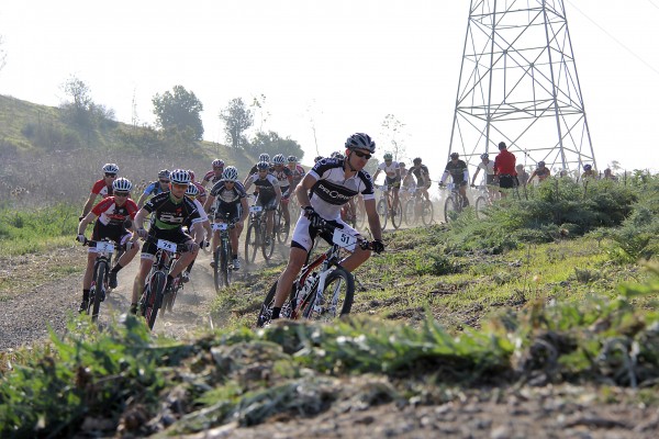 Dana Weber of Aliso Viejo, Calif., won the 55-mile Vision Quest mountain bike race on April 7 in Orange County, Calif. The race is considered one of the nation's toughest mountain bike races. Here, Weber rides to second place during a February race in San Diego. Dana Weber of Aliso Viejo, Calif., won the 55-mile Vision Quest mountain bike race on April 7 in Orange County, Calif. The race is considered one of the nation's toughest mountain bike races. Here, Weber rides to second place during a February race in San Diego.