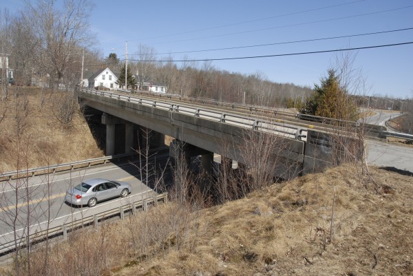 Later this spring, a contractor will remove the overpass that carries Church Street over Route 1 in Stockton Springs. Priced at $1.22 million, the construction project will involve replacing the 55-year-old, triple-span bridge with an 83-foot single-span bridge. Construction should be completed this fall. Later this spring, a contractor will remove the overpass that carries Church Street over Route 1 in Stockton Springs. Priced at $1.22 million, the construction project will involve replacing the 55-year-old, triple-span bridge with an 83-foot single-span bridge. Construction should be completed this fall.