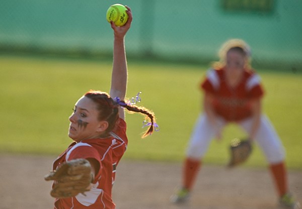 Dexter High School pitcher Libby Kain winds up against Central during last season’s Eastern Maine Class C final. Kain helped the Tigers win the title and returns this season to help them defend. Dexter High School pitcher Libby Kain winds up against Central during last season’s Eastern Maine Class C final. Kain helped the Tigers win the title and returns this season to help them defend.